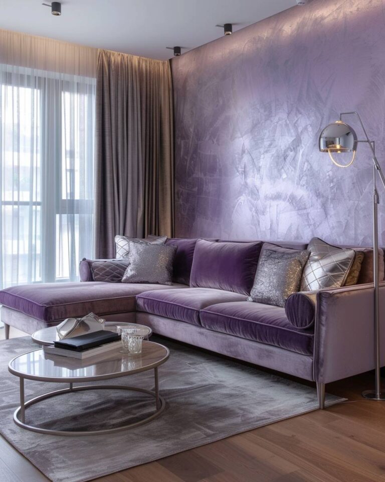 Ideen und Inspiration: Wandfarbe Lila – 20 stilvolle Ideen - Hygge and Home
