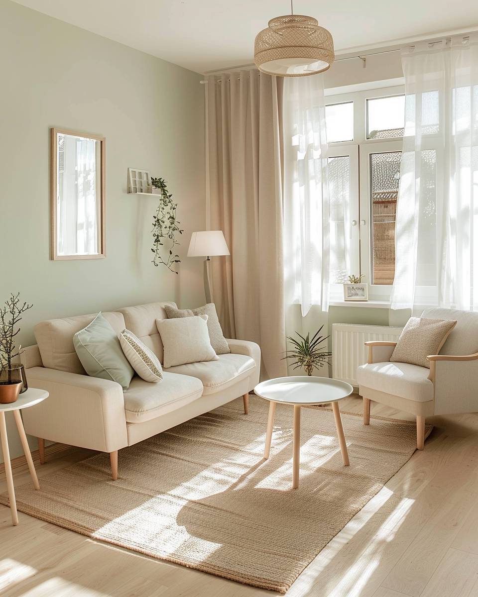 Wandfarbe kombinieren-
Erhelle kleine Räume mit hellen Farben