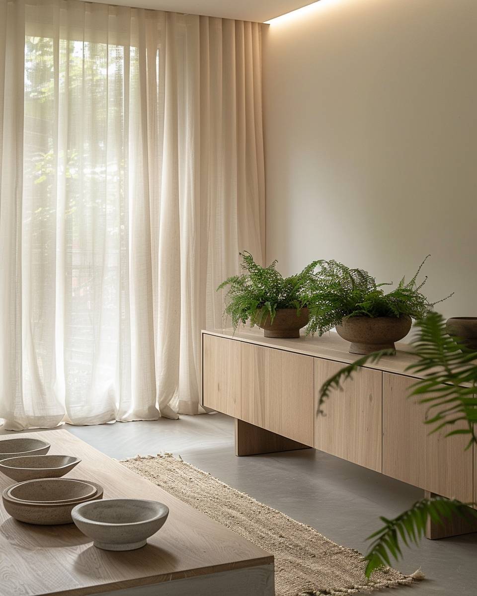 Ideen: Dekorieren mit Pflanzen- Akzentuiere Sideboards mit niedrigen Blattschalen