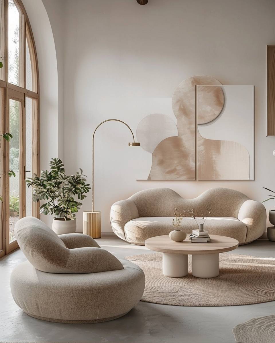 Inspiration: Curvy-Interior-Trend bei Möbeln- Ersetze Ecken durch abgerundete Kanten