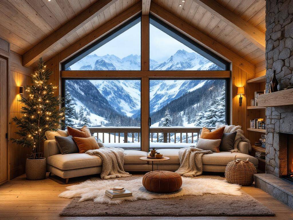 Luxus-Chalet-Stil- Baue gemütliche Nischen zum Verweilen