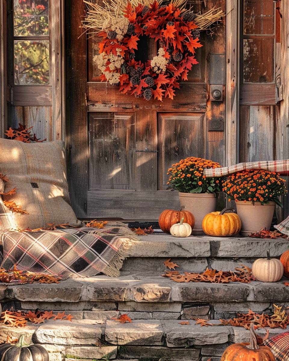 Schöne Herbstkranz-Ideen-  
Kreiere deinen Kranz auf einem Astrohänger