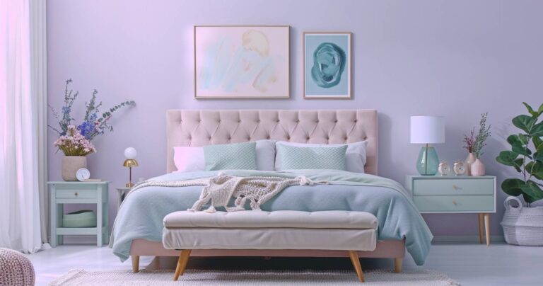 Ideen für Schlafzimmer in Pastellfarben: 20 feine Ideen