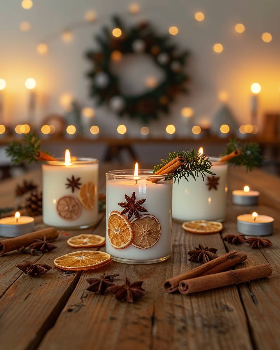 Dekotrends Weihnachten 2024- Gieß eigene Duftkerzen mit Weihnachtsaromen