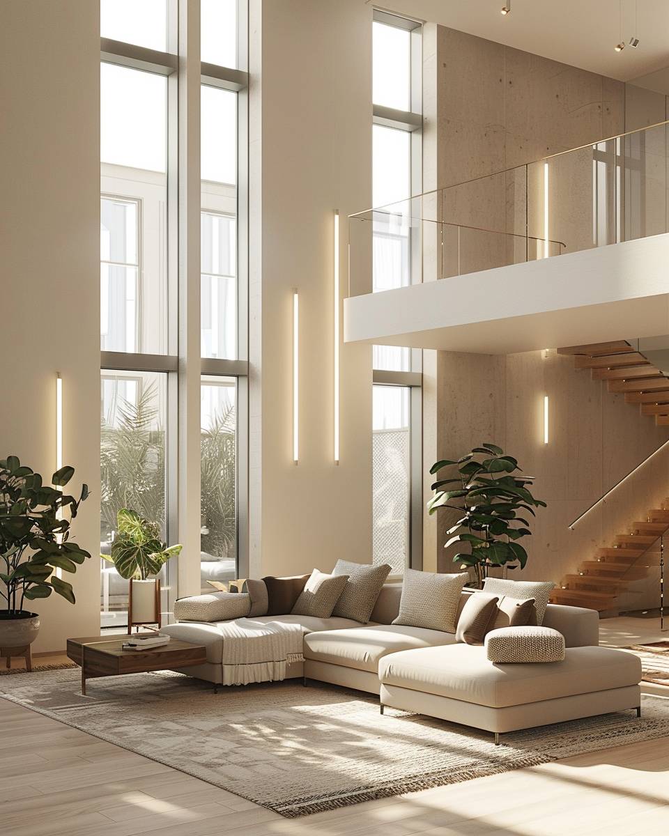 Einrichtungstipps für Maisonette-Wohnungen- Ordne Möbel entlang der Lichtquellen