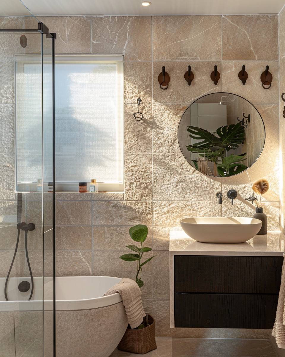 Ideen: Badezimmer dekorieren- Installiere Haken in interessanten Designs