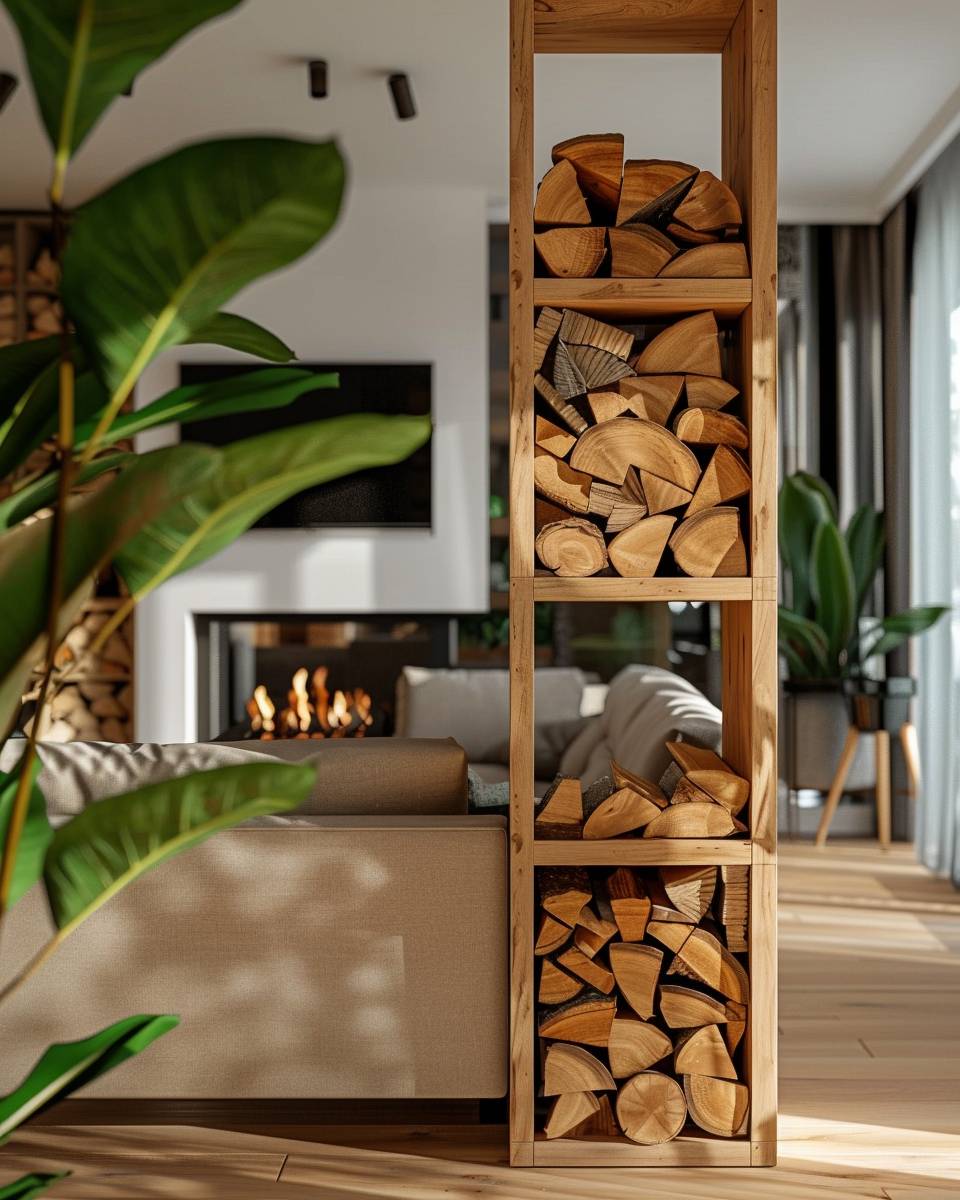 Stilvolle Kaminholz Aufbewahrung Ikea Bild