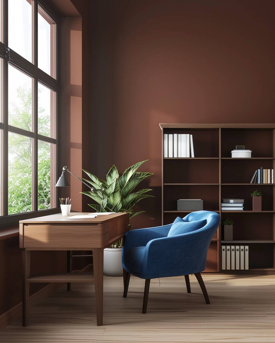 Arbeitszimmer in Petrol gestalten- Wähle einen ergonomischen Sessel in Petrol