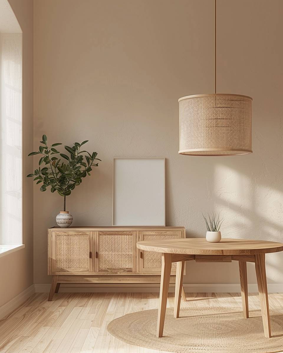 Esszimmer mit runden Tischen gestalten- Wähle ein Sideboard im passenden Stil
