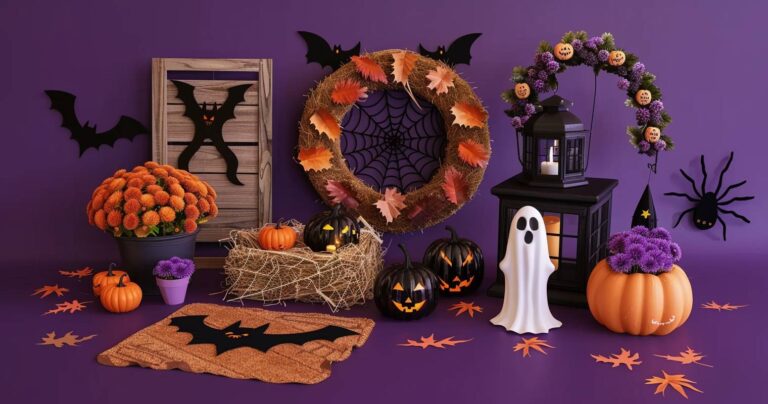 Ideen: Halloween-Dekoration für den Hauseingang – 20 originelle Ideen