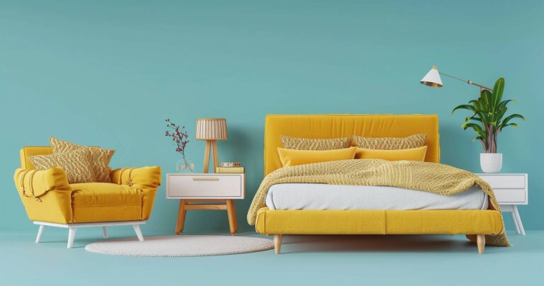 Schlafzimmer in Senfgelb gestalten: 20 kreative Ideen