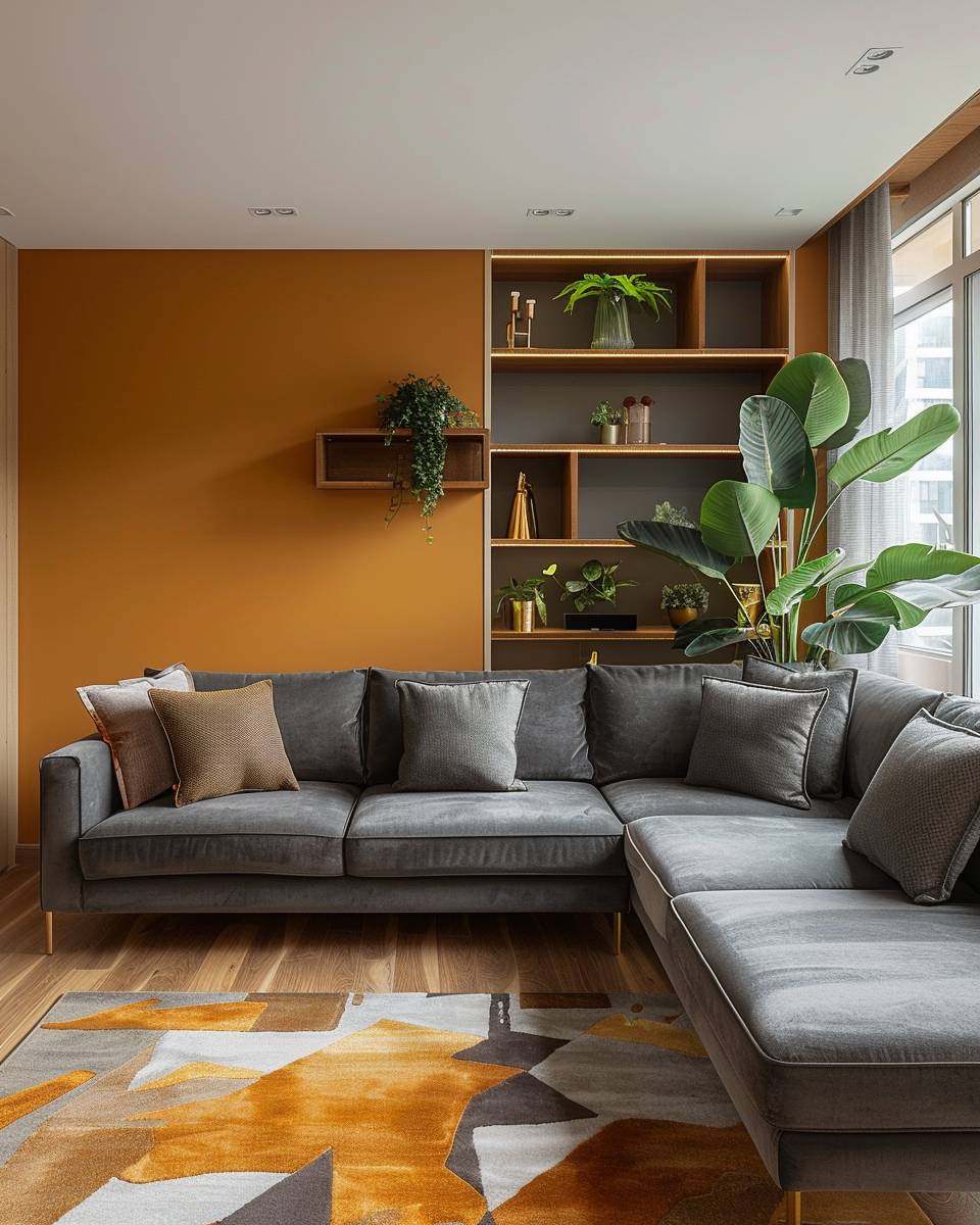 Welche Farbe passt zu Ocker?- Verwende Ocker zusammen mit Anthrazit