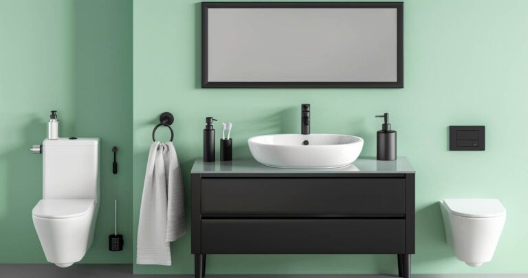 Badezimmer in Schwarz-Weiß gestalten: 20 stilvolle Ideen