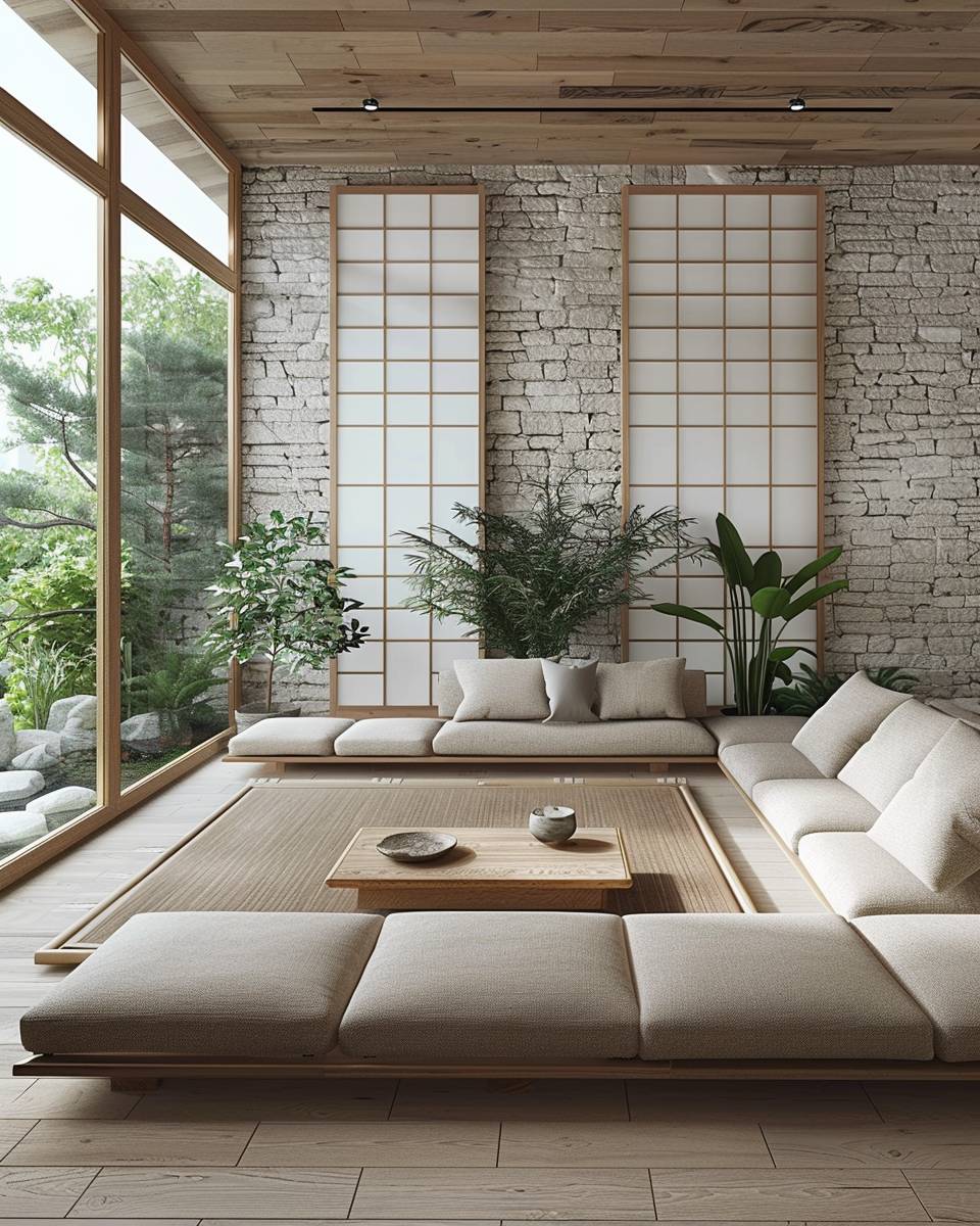 Einrichtungsstil: Zen-Stil- Vermeide grelle Farben und Muster