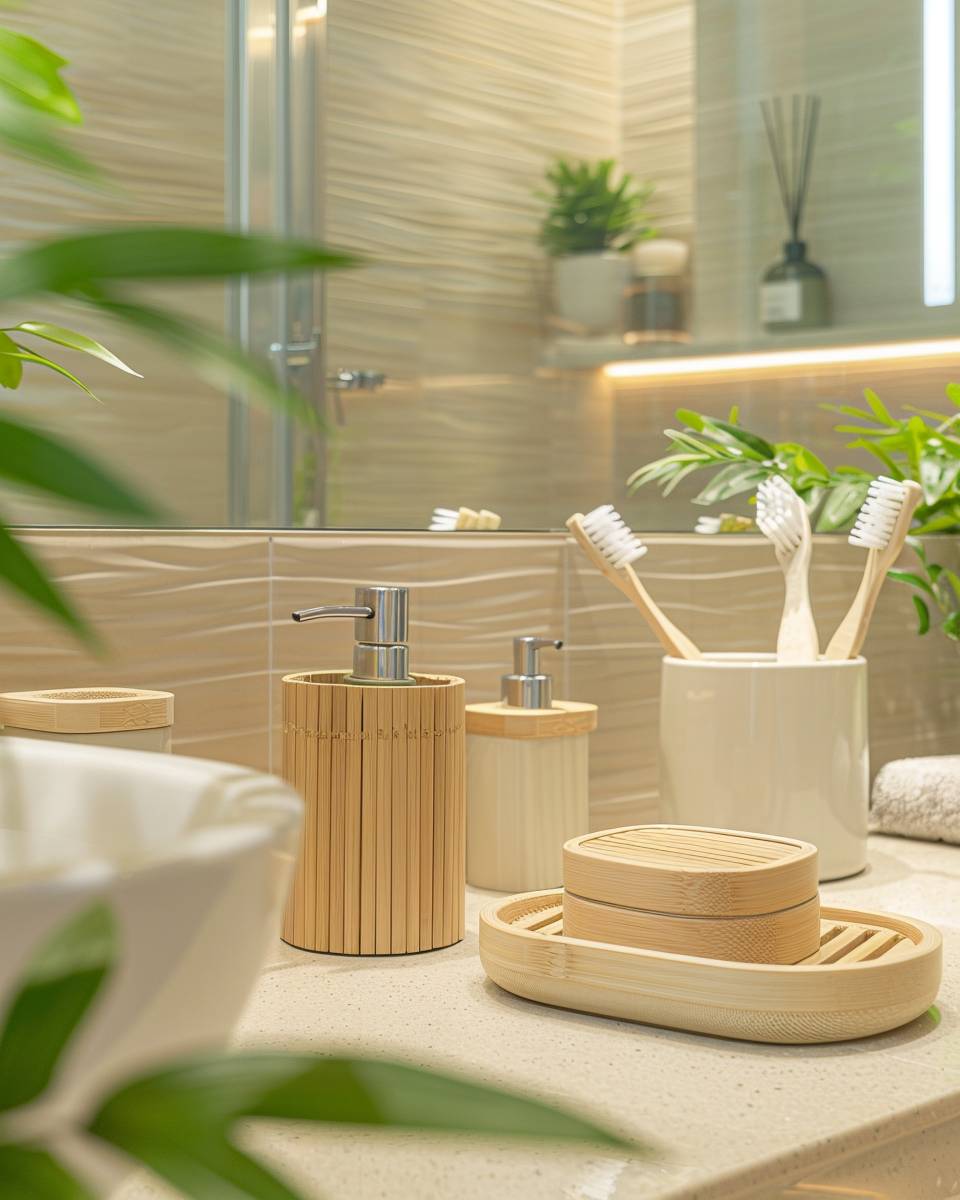 Ideen: Einrichtung mit Bambus- Erzeuge Spa-Flair mit Bambus-Badaccessoires