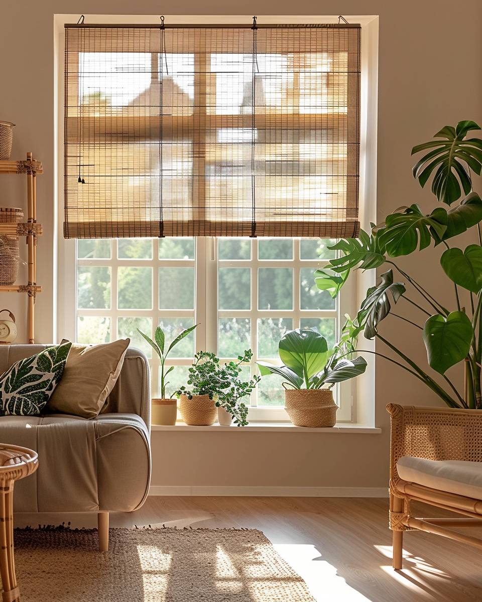 Ideen: Einrichtung mit Bambus- Isoliere Fenster mit Bambusjalousien stilvoll