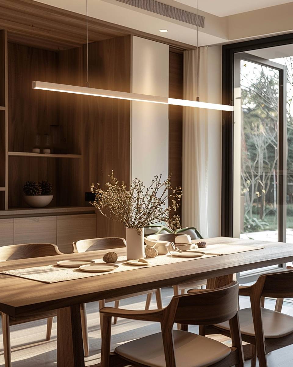 Ideen & Inspiration: Hängelampen im Esszimmer- Verändere die Lichtfarbe je nach Jahreszeit