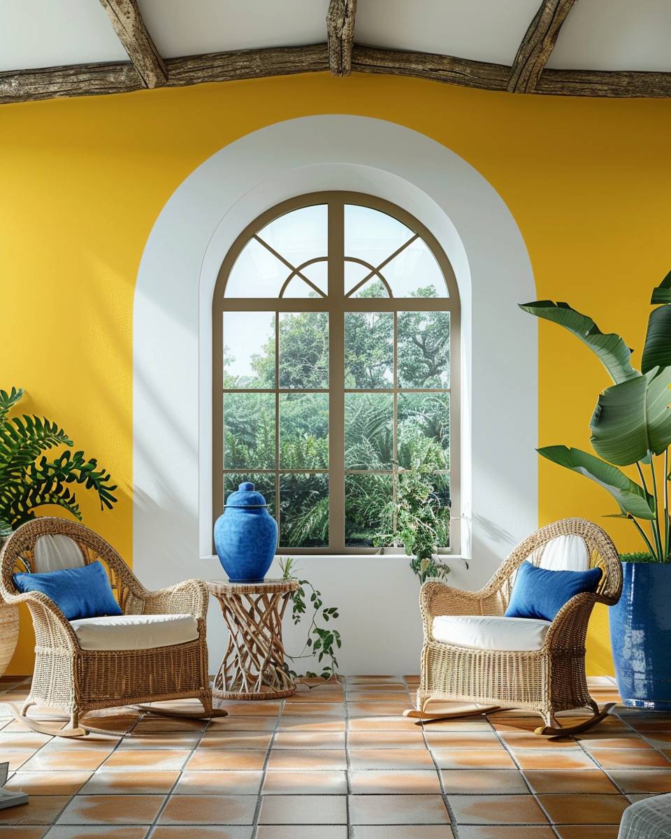 Inspiration und Ideen: Mediterrane Wandfarben- Ergänze Zitronengelb für sonnige Akzente