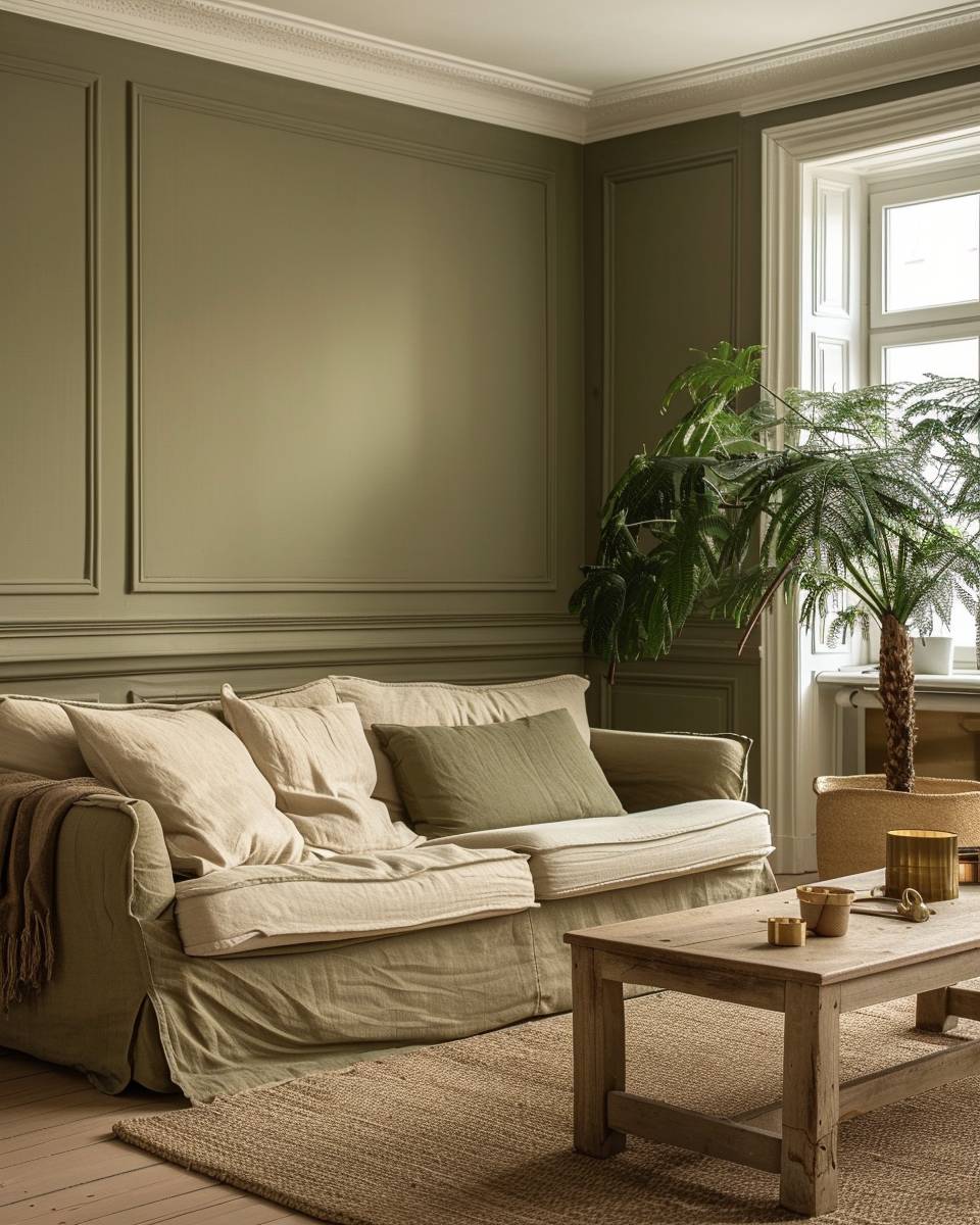 Welche Farbe passt zu Olivgrün?- Erweitere die Farbpalette mit Sandfarben