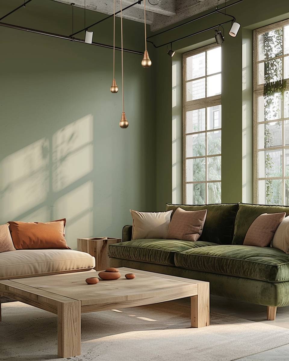 Welche Farbe passt zu Olivgrün?- Experimentiere mit Kupfertönen für modernen Flair