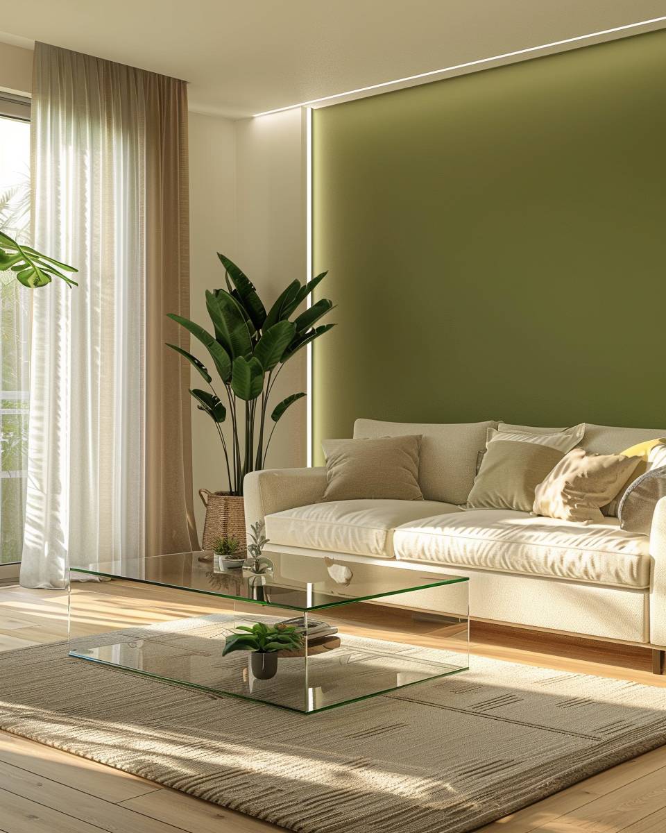 Welche Farbe passt zu Olivgrün?- Verbinde Olivgrün mit Cremebeige für Ausgewogenheit