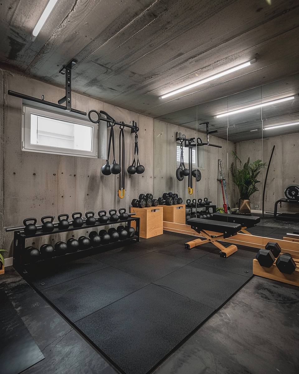 Fitnesskeller einrichten- Baue eine eigene Ecke für Functional Training ein