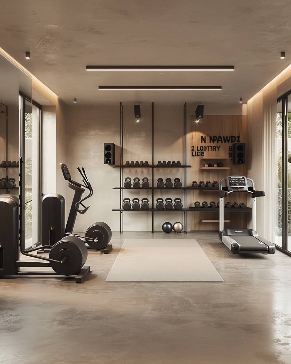 Fitnesskeller einrichten- Integriere Musikboxen für dynamische Workouts