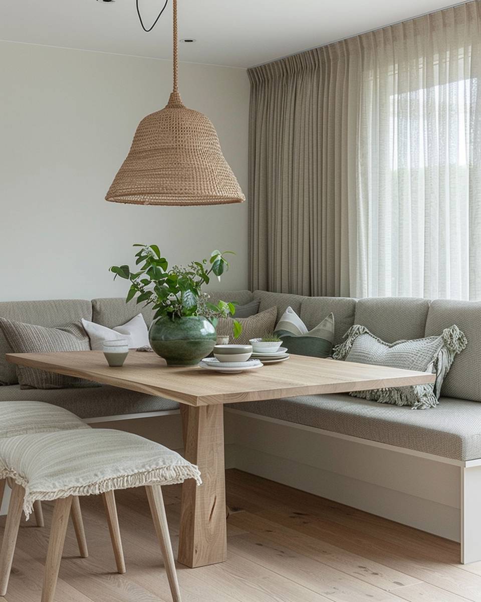 Inspiration: Esszimmer mit Eckbank- Beleuchte die Essecke mit einer Pendelleuchte