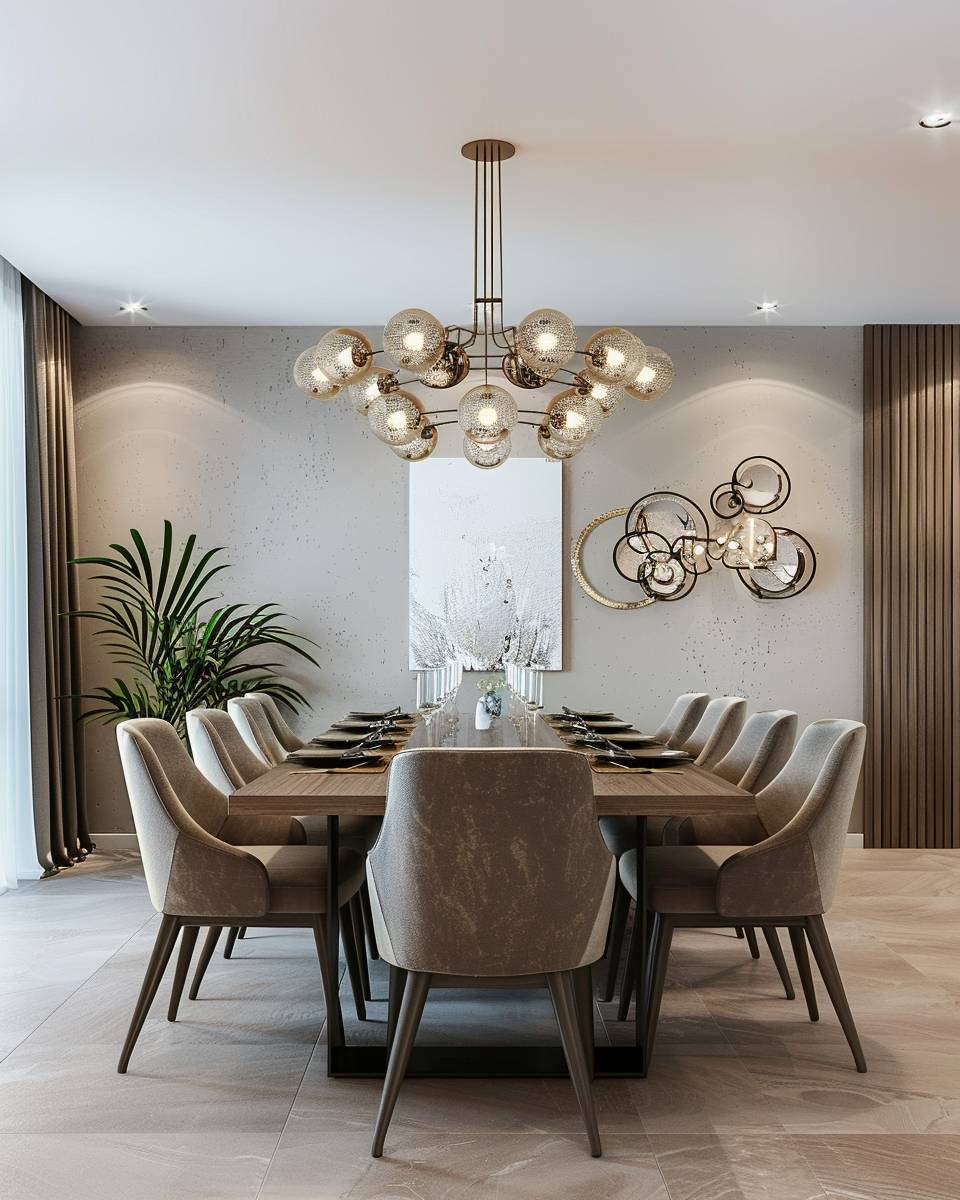 Inspiration: Lampe fürs Esszimmer-Wähle eine Statement-Lampe als Hingucker