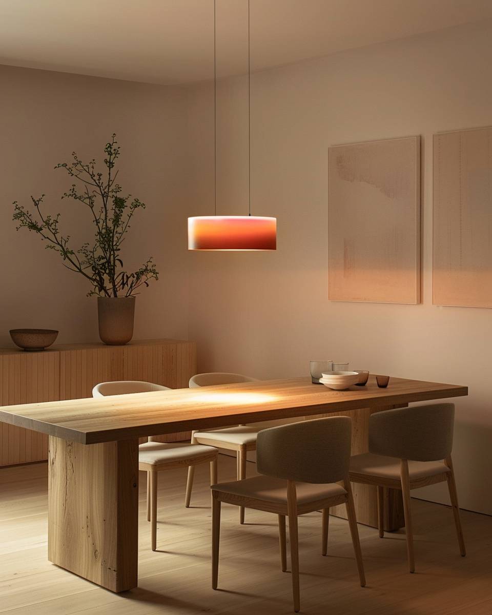 Inspiration: Lampe fürs Esszimmer- Integriere eine Lampe mit Farbwechsel-Funktion