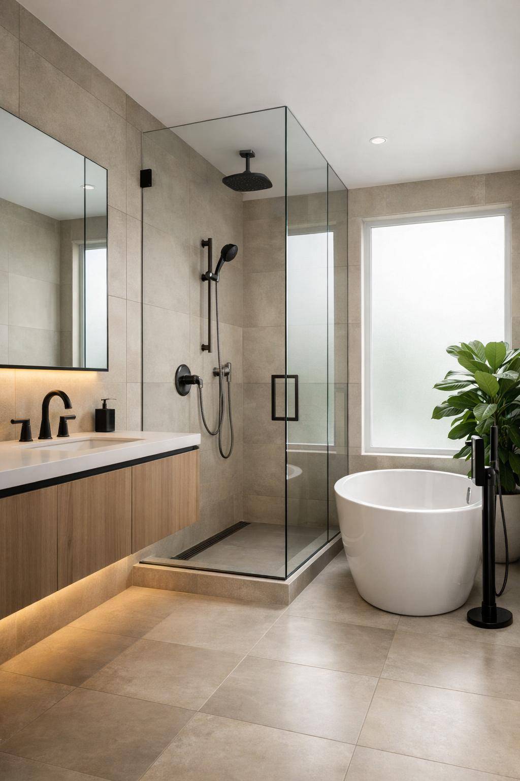 Badezimmer-Trends 2025- Wähle matte Armaturen für moderne Optik