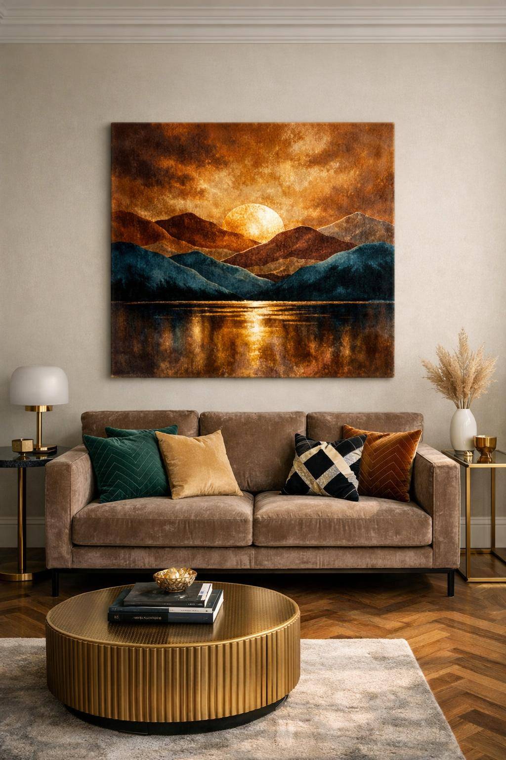 Einrichtungsideen mit Samt- Hänge ein Samtbild als Eyecatcher auf