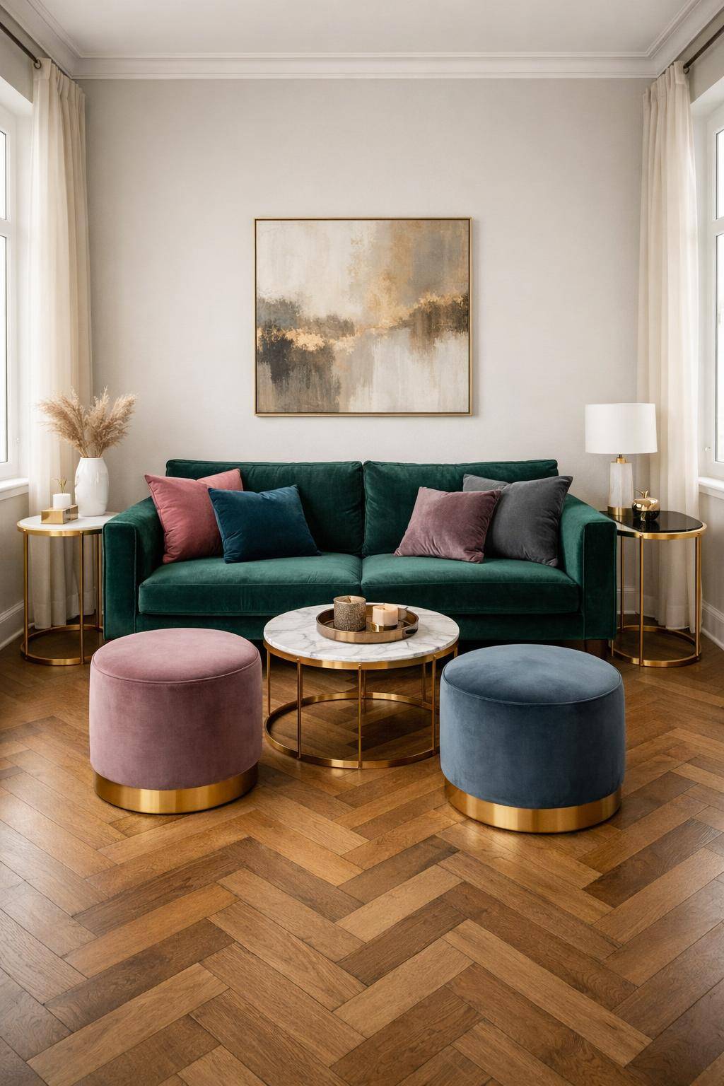 Einrichtungsideen mit Samt- Personalisiere Möbel mit samtigen Bezugsstoffen