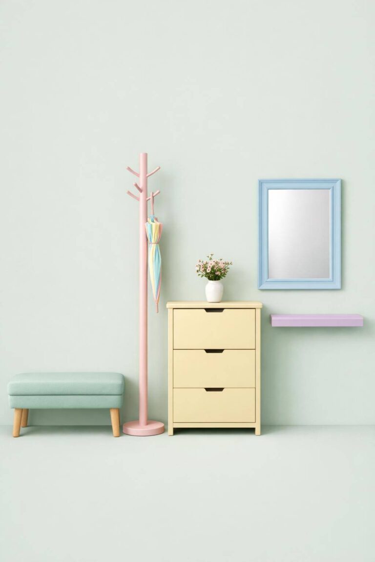 Flur in Pastelltönen: 20 kreative Ideen