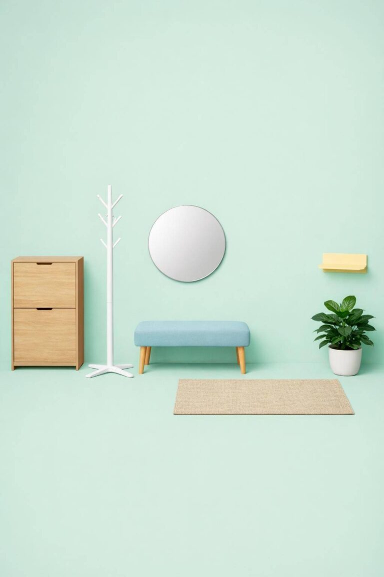 Flur in hellen Farben gestalten: 20 stilvolle Ideen