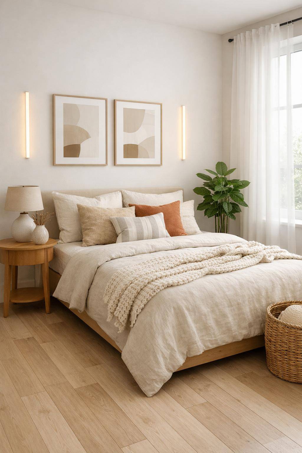 Gästezimmer im Scandi-Look- Präsentiere skandinavische Accessoires stilvoll