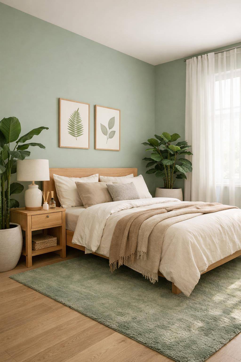 Gästezimmer in Grün- Schaffe mit grünen Raumdüften eine Wohlfühlatmosphäre