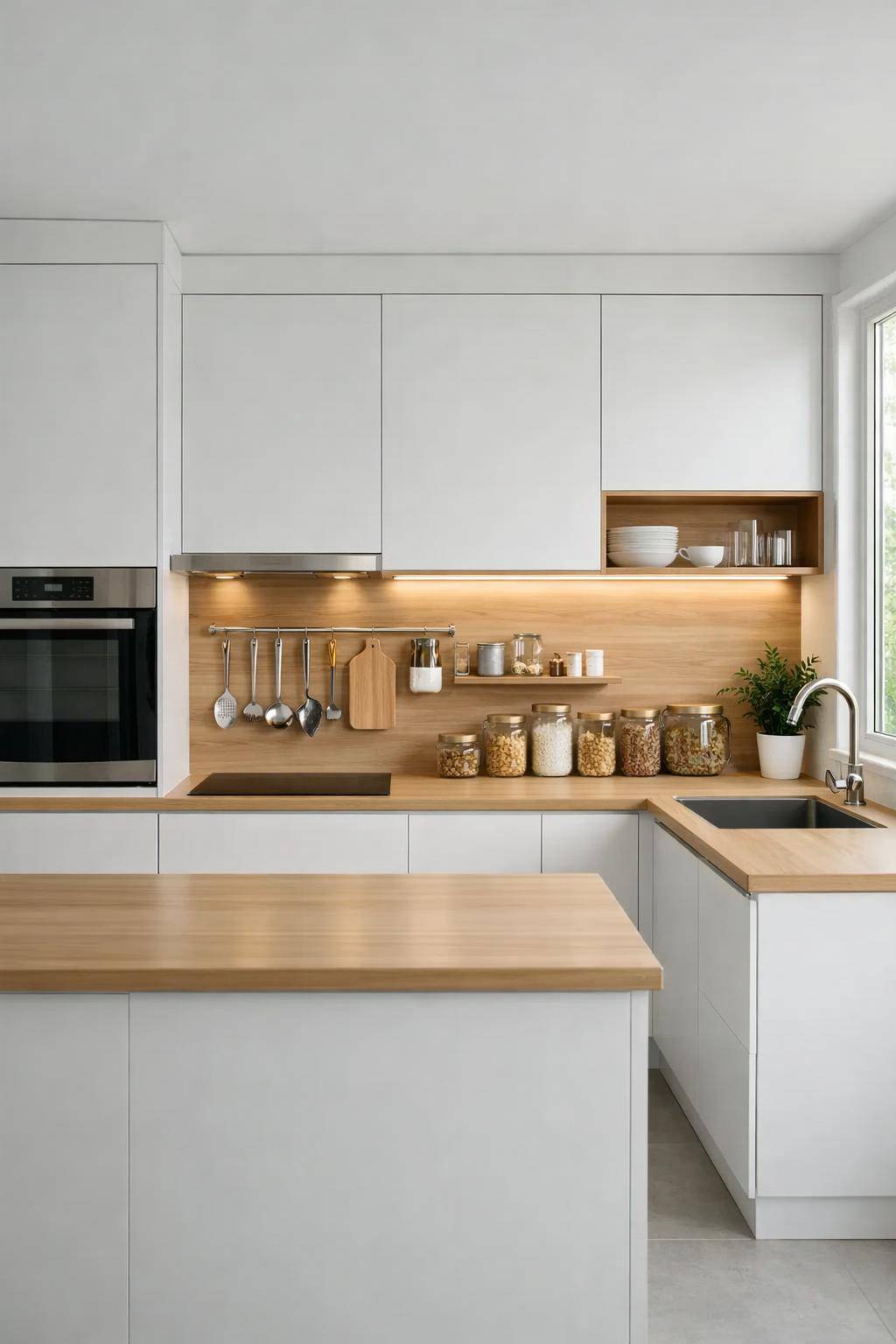 Ideen: Minimalistische Küche einrichten- Schaffe Ordnung durch klare Routinen und Systeme