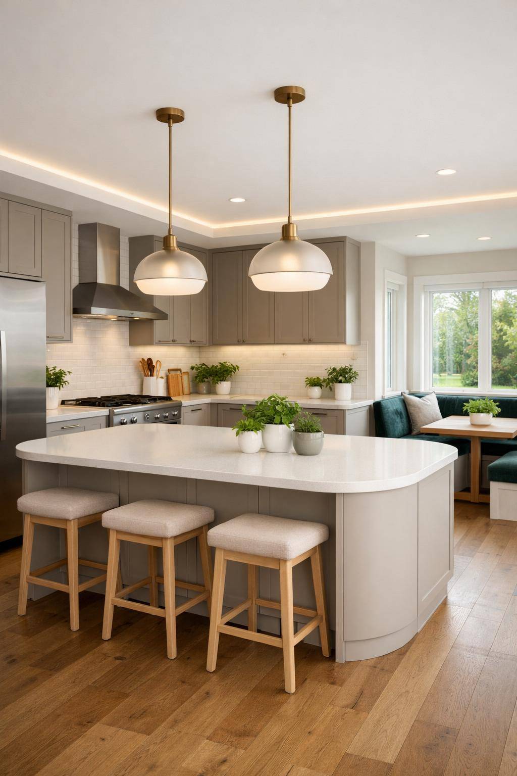 Ideen: familienfreundliche Küche einrichten- Verwende robuste, leicht zu reinigende Materialien