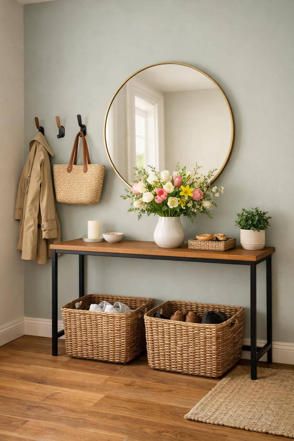 Ideen: kleinen Flur gestalten- Erfinde deinen Flur mit saisonaler Deko neu