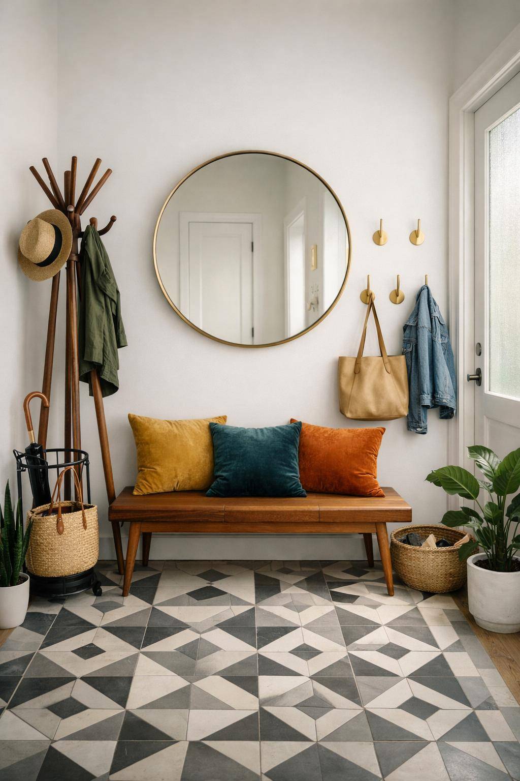 Ideen für Garderobe im Flur- Mixe Vintage- und Modernelemente für Individualität