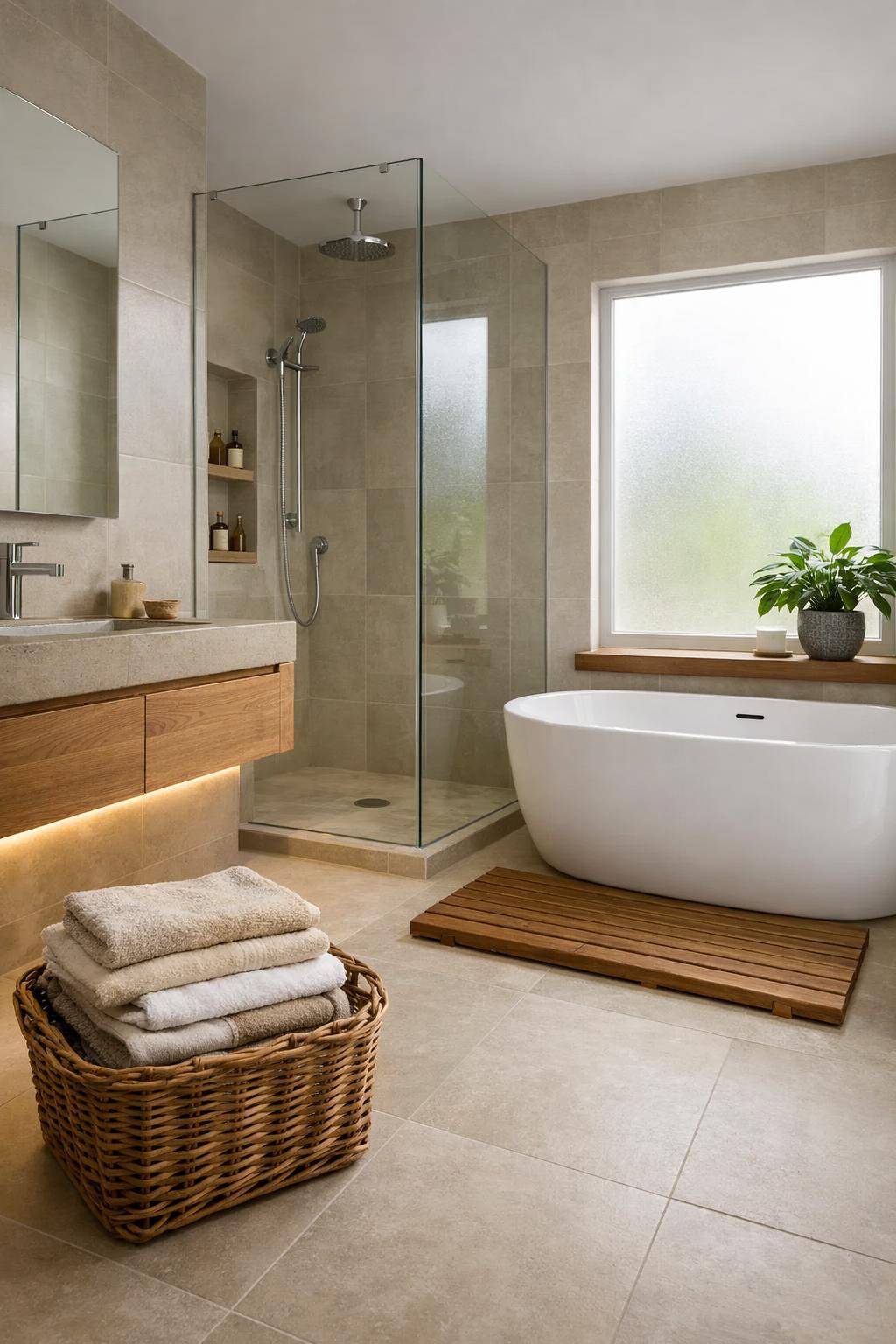 Inspiration: Badezimmer nachhaltig gestalten- Spende alte Handtücher an Tierheime weiter