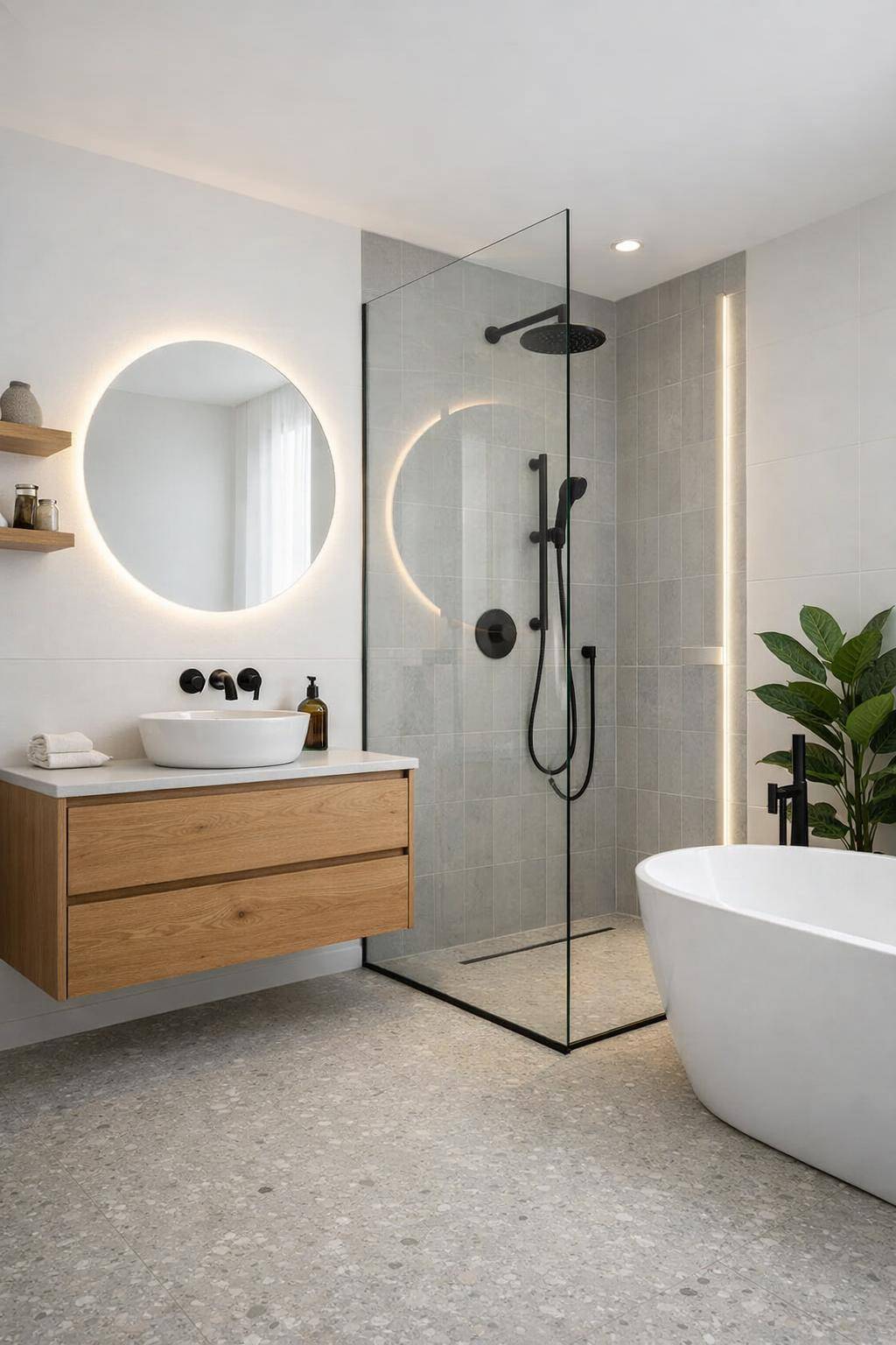 Inspiration: Badezimmer skandinavisch gestalten- Verbinde Funktionalität mit puristischem Design