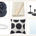 Collage mit IKEA-Funden fuer Wohnzimmer-Deko