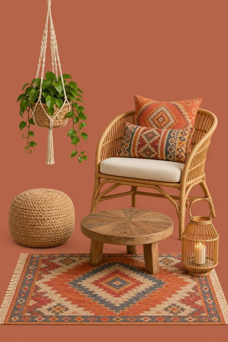 Boho-Balkon gestalten: 17 kreative Ideen für mehr Flair