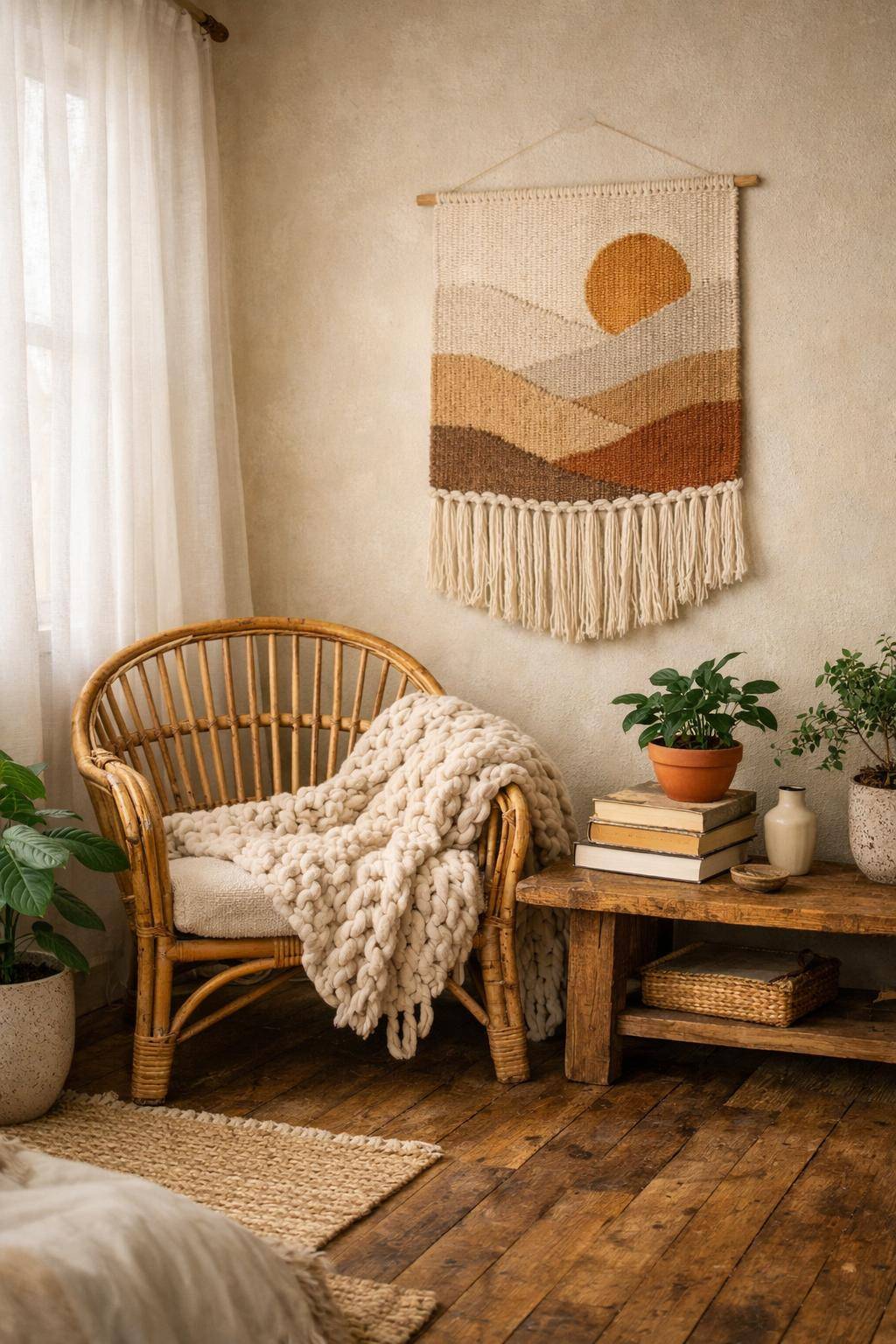 Boho-Schlafzimmer einrichten- Gestalte eine gemütliche Leseecke