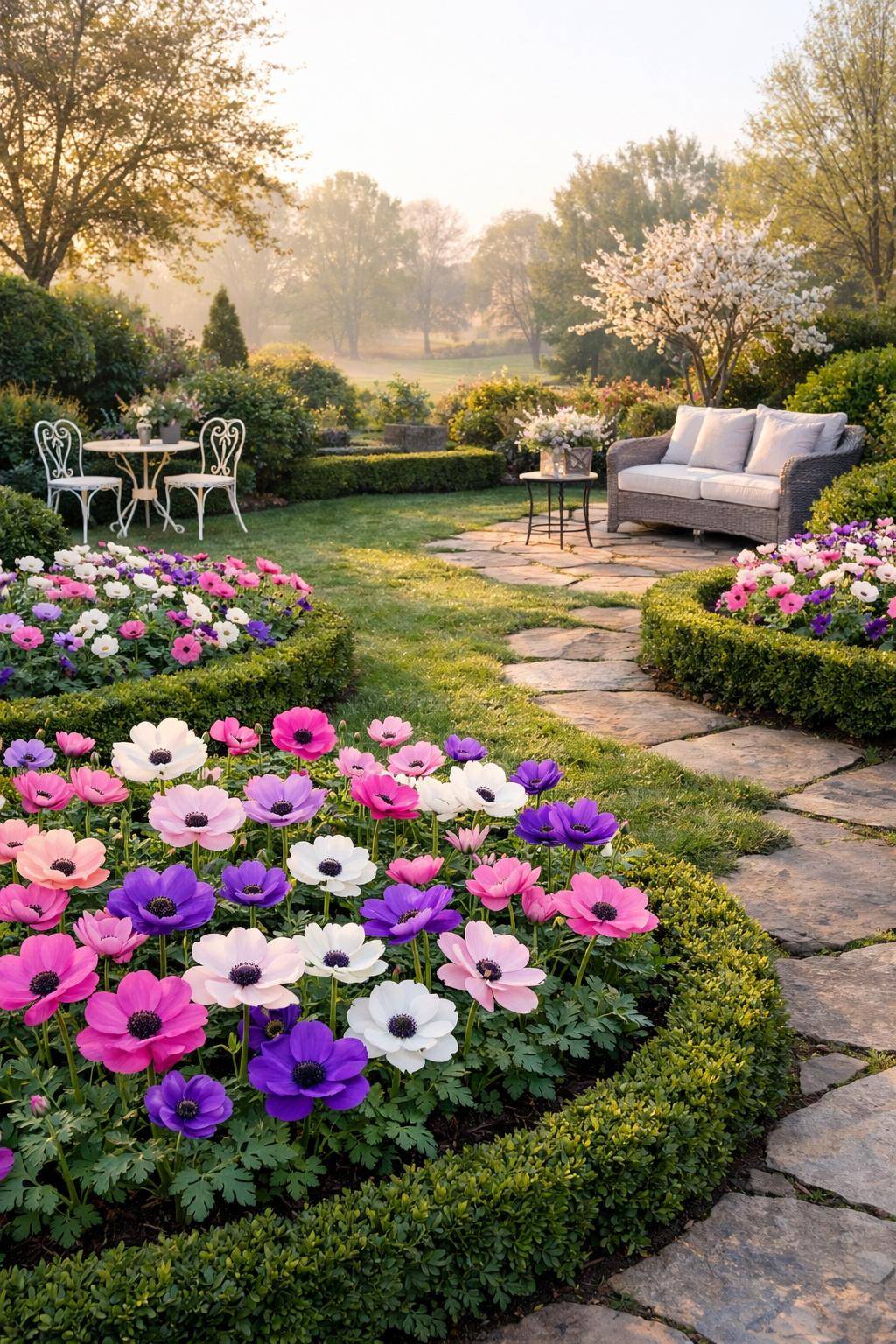Die schönsten Frühlingsblumen für deinen Garten- Kreiere romantische Blumenbeete mit Anemonen