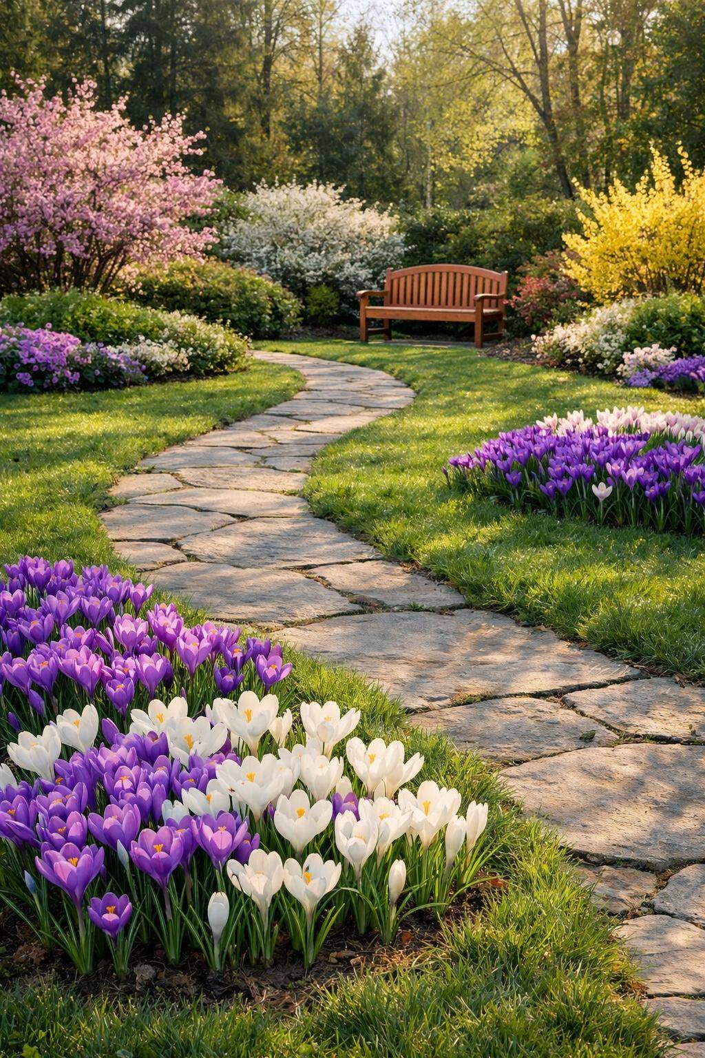 Die schönsten Frühlingsblumen für deinen Garten- Wähle Krokusse für den frühesten Blütengruß