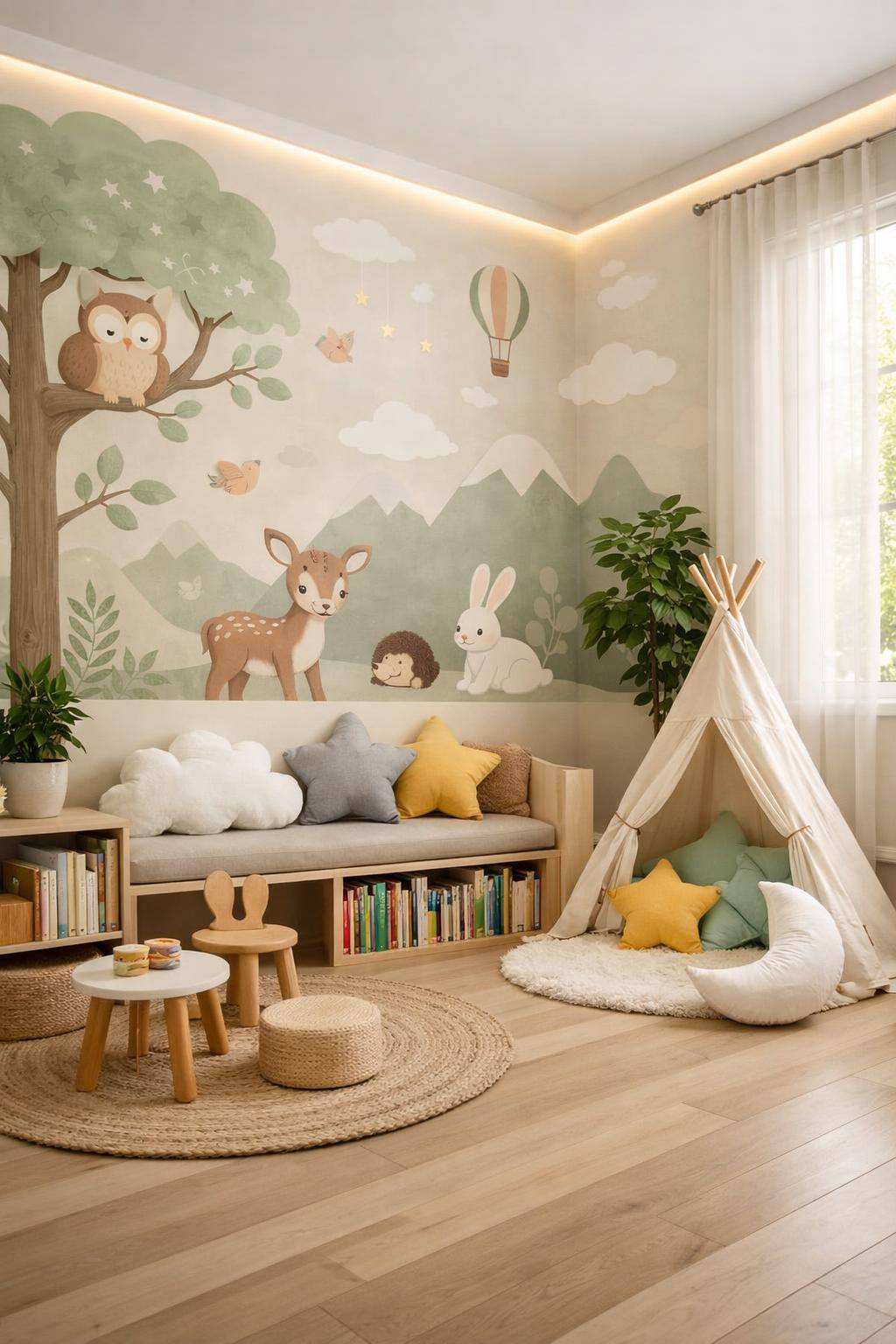 Kinderzimmer einrichten- Experimentiere mit thematischen Deko-Elementen