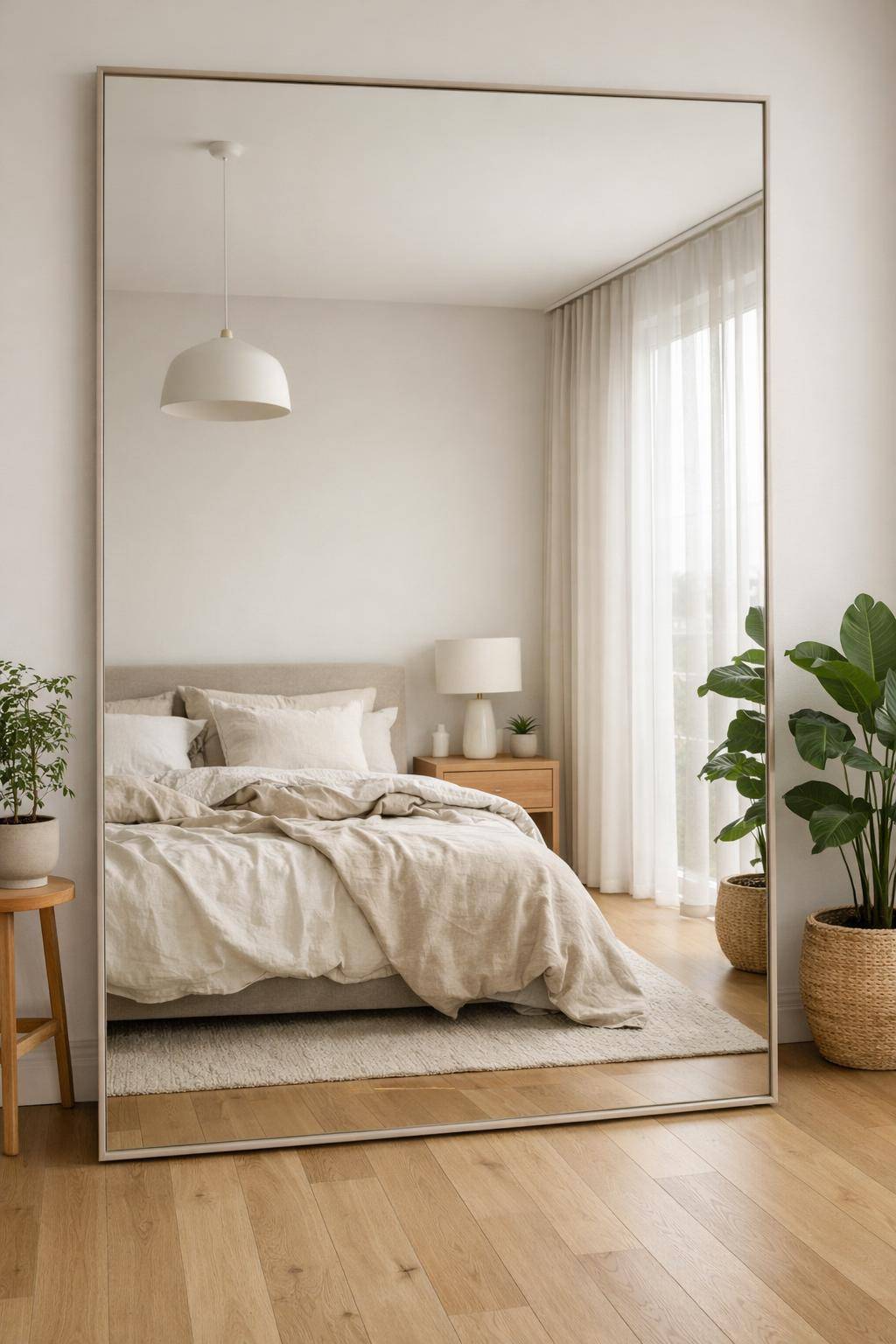 Modernes Schlafzimmer einrichten- Schaffe durch Spiegel Weite und Helligkeit